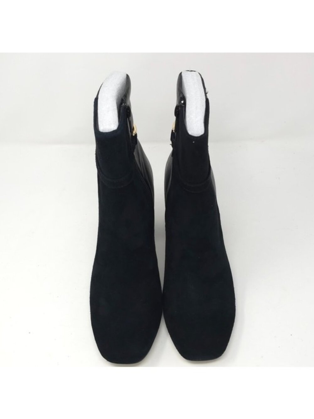 Bella Vita Black Suede & Leather Ankle Heeled Boots 7.5M - Picture 10 of 11